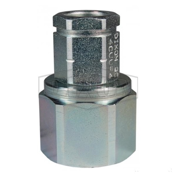 DQC CVV European Interchange Female Coupler, 1-11-1/2 Nominal, Female NPTF, Steel